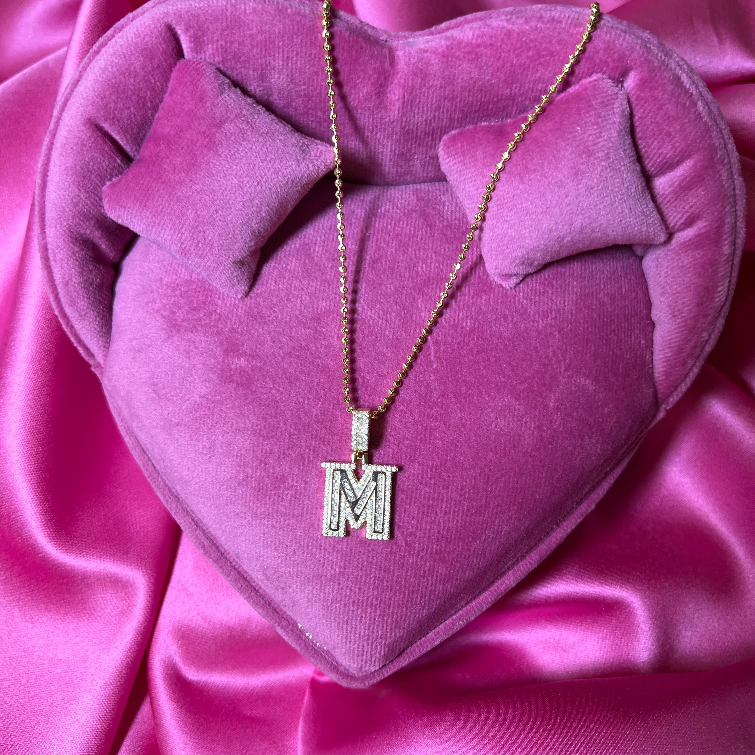 My Baguette Initial Necklace