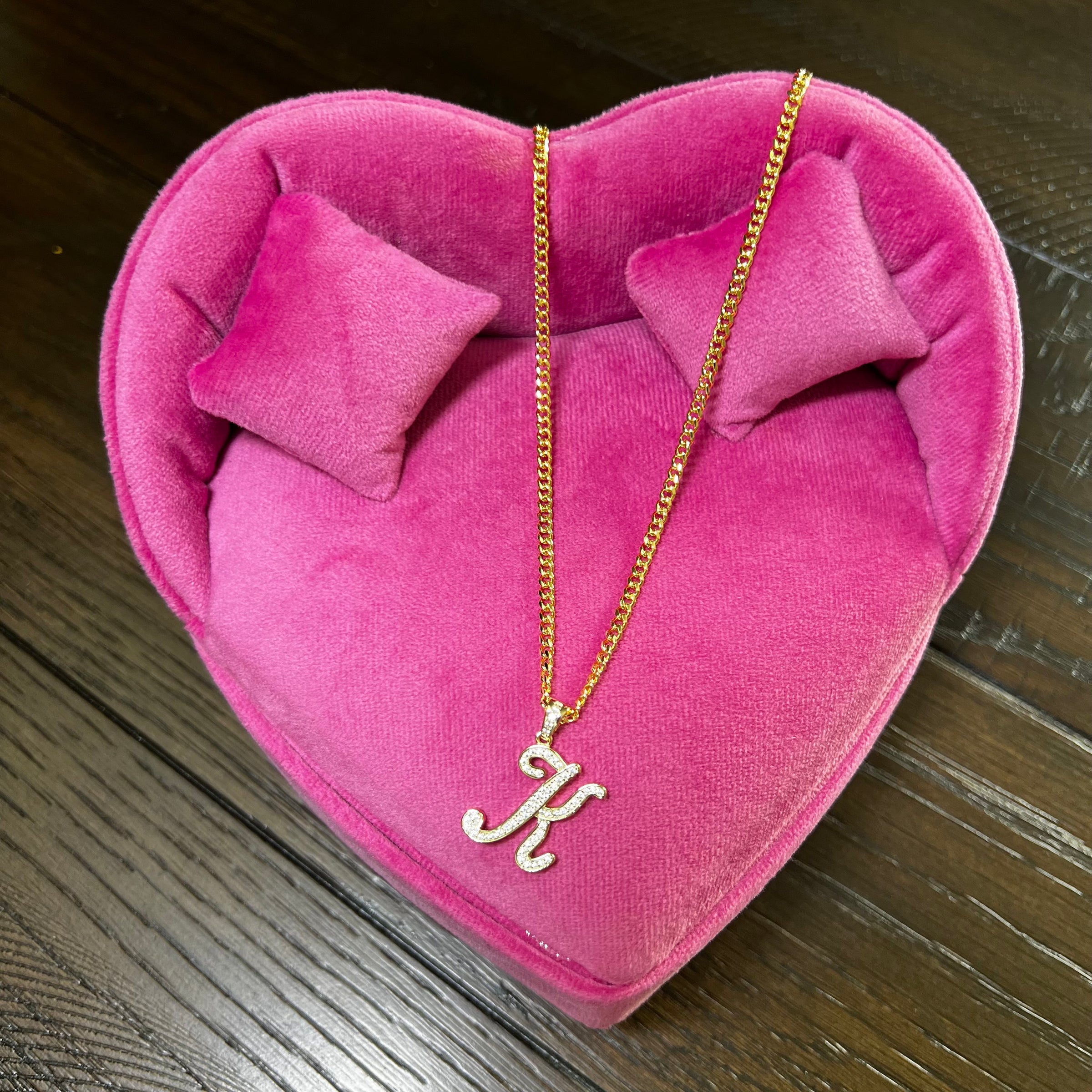 Script Initial Necklace