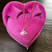 Script Initial Necklace