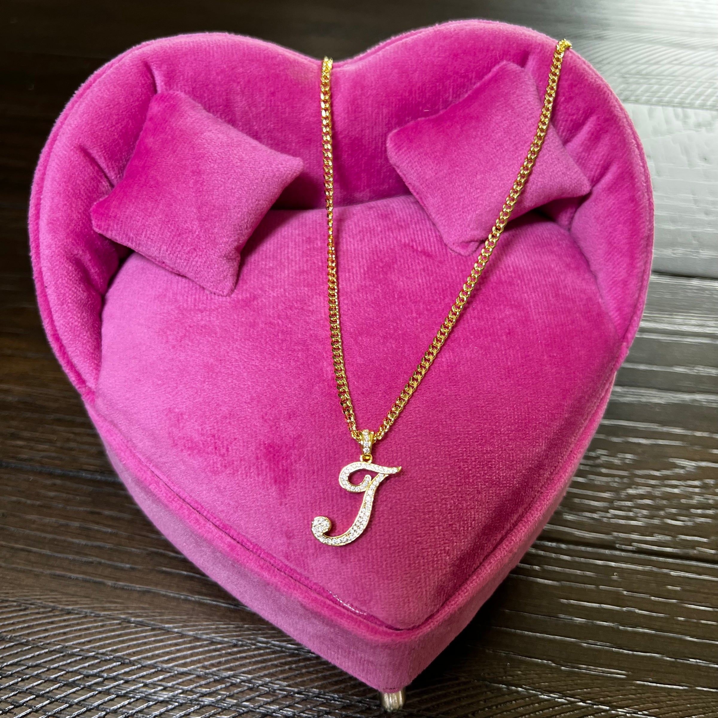 Script Initial Necklace
