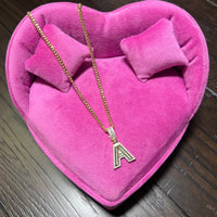 Cuban Initial Necklace