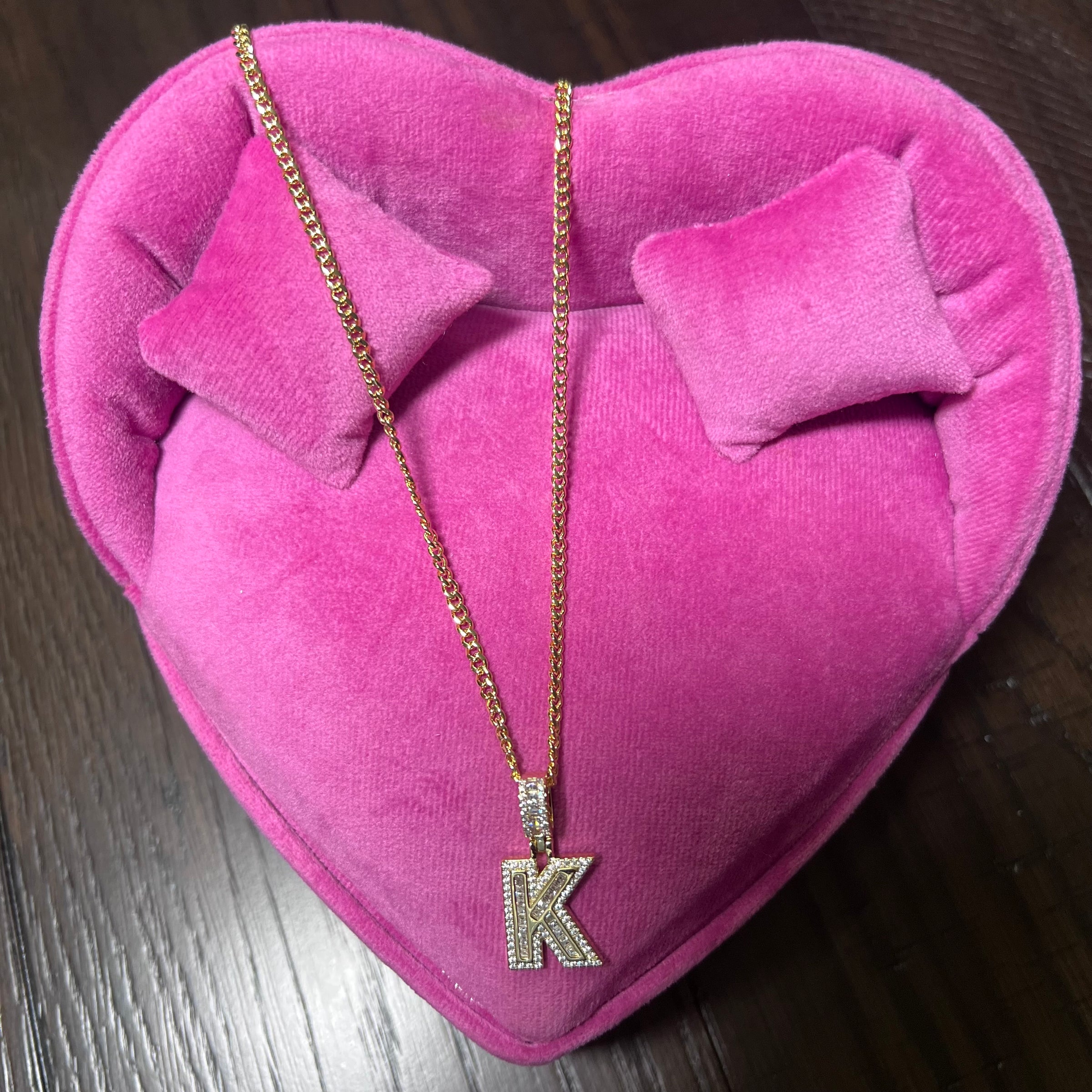 Cuban Initial Necklace