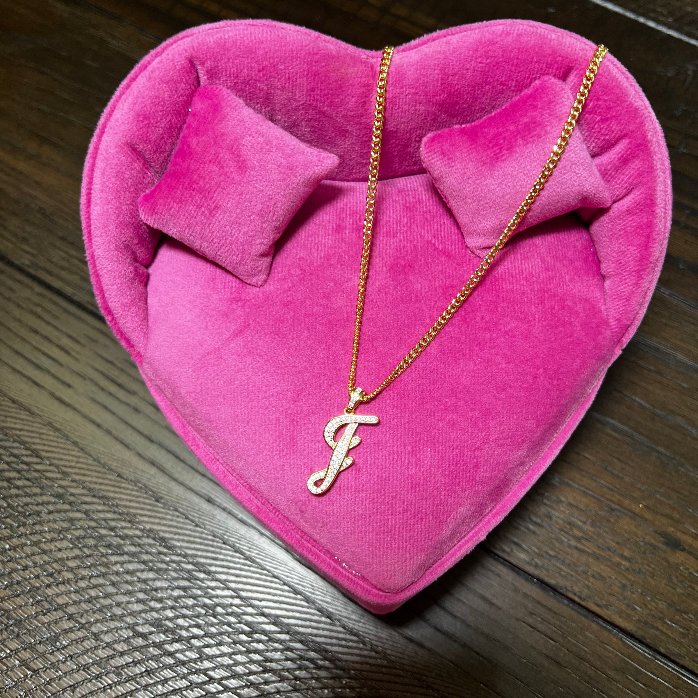 Script Initial Necklace
