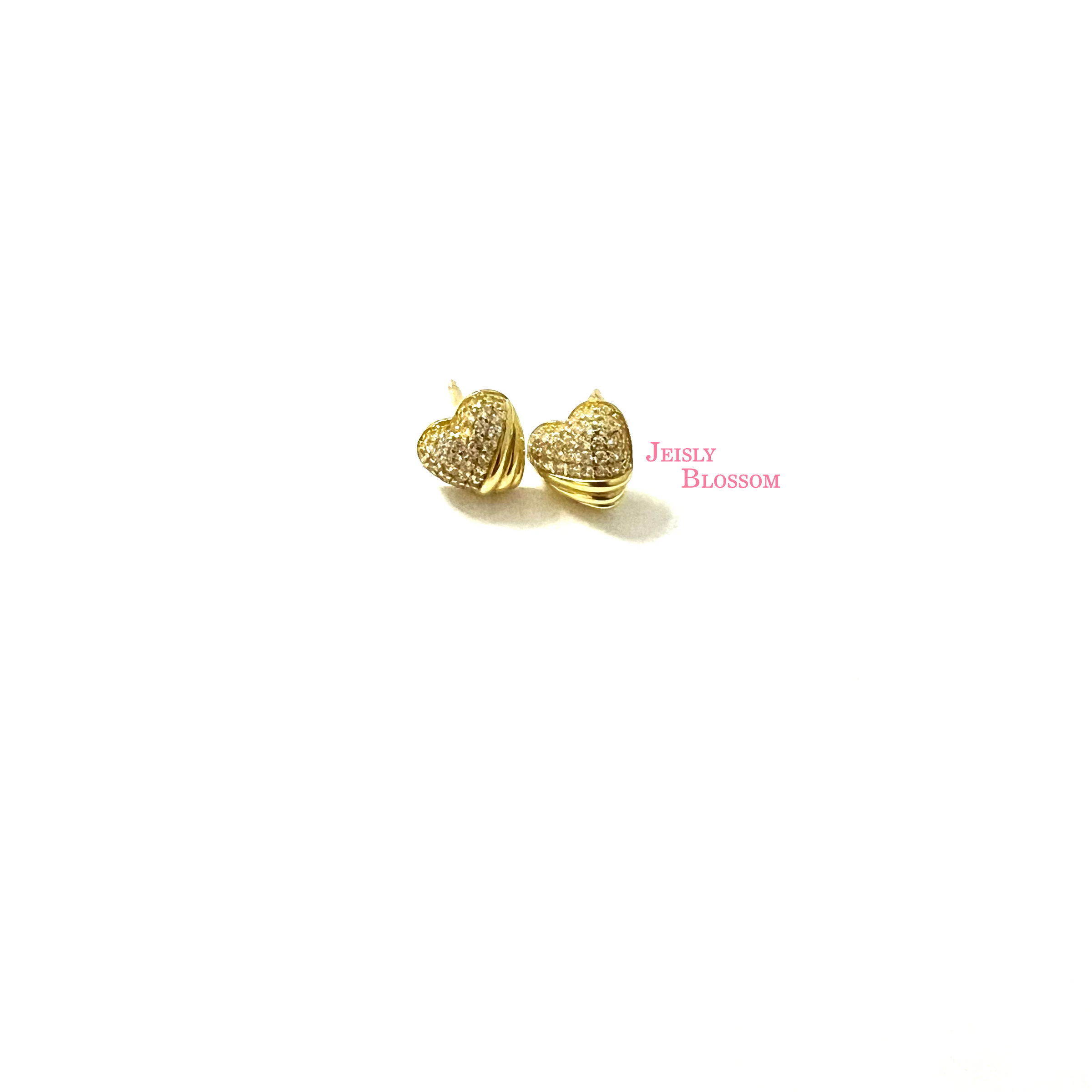 A Little Heart Stud Earrings