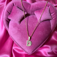 My Baguette Initial Necklace