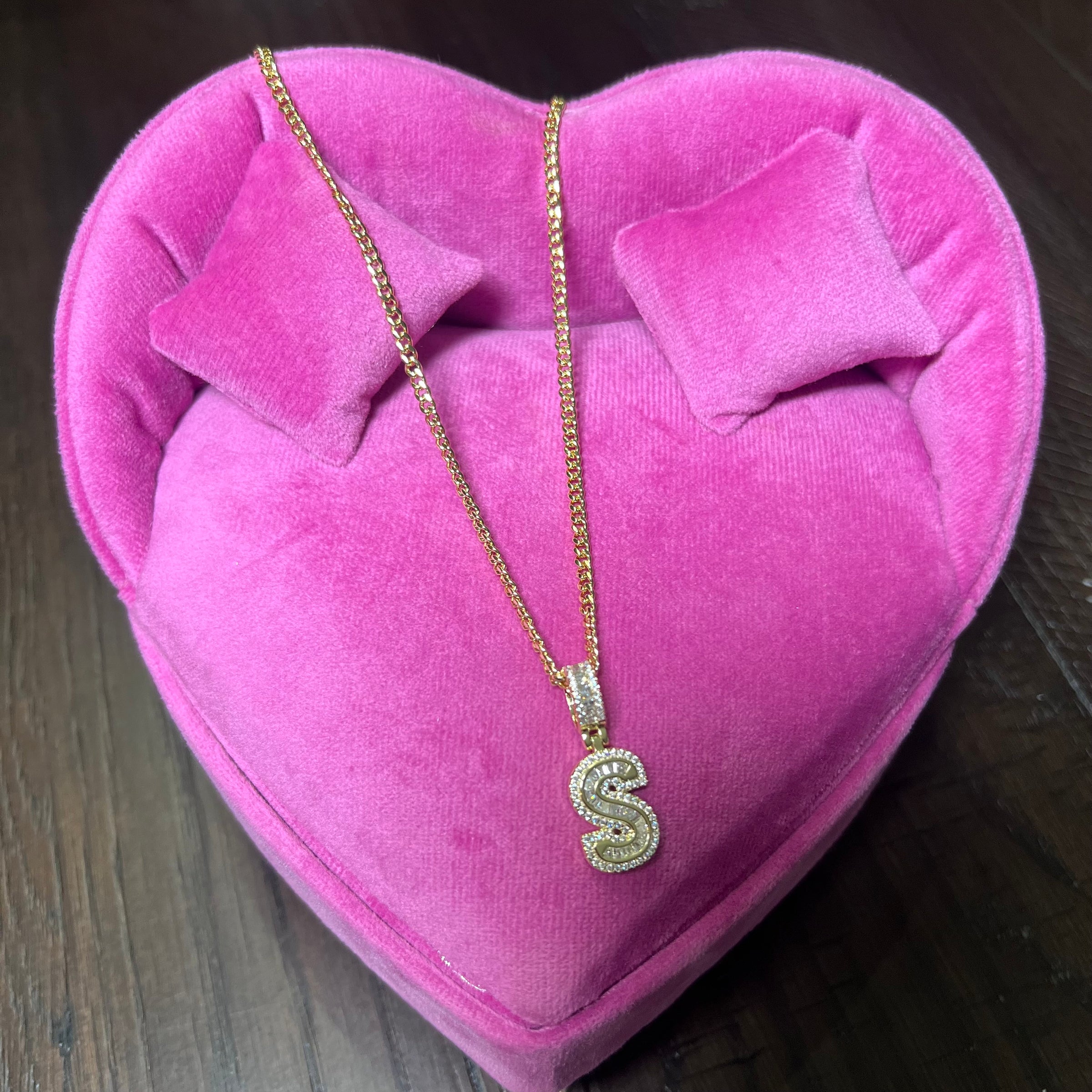 Cuban Initial Necklace