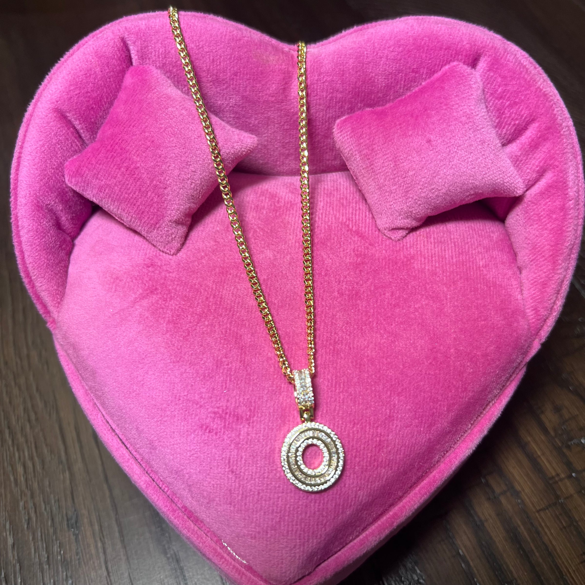 Cuban Initial Necklace