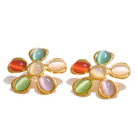 Umar Flower Stud Earrings