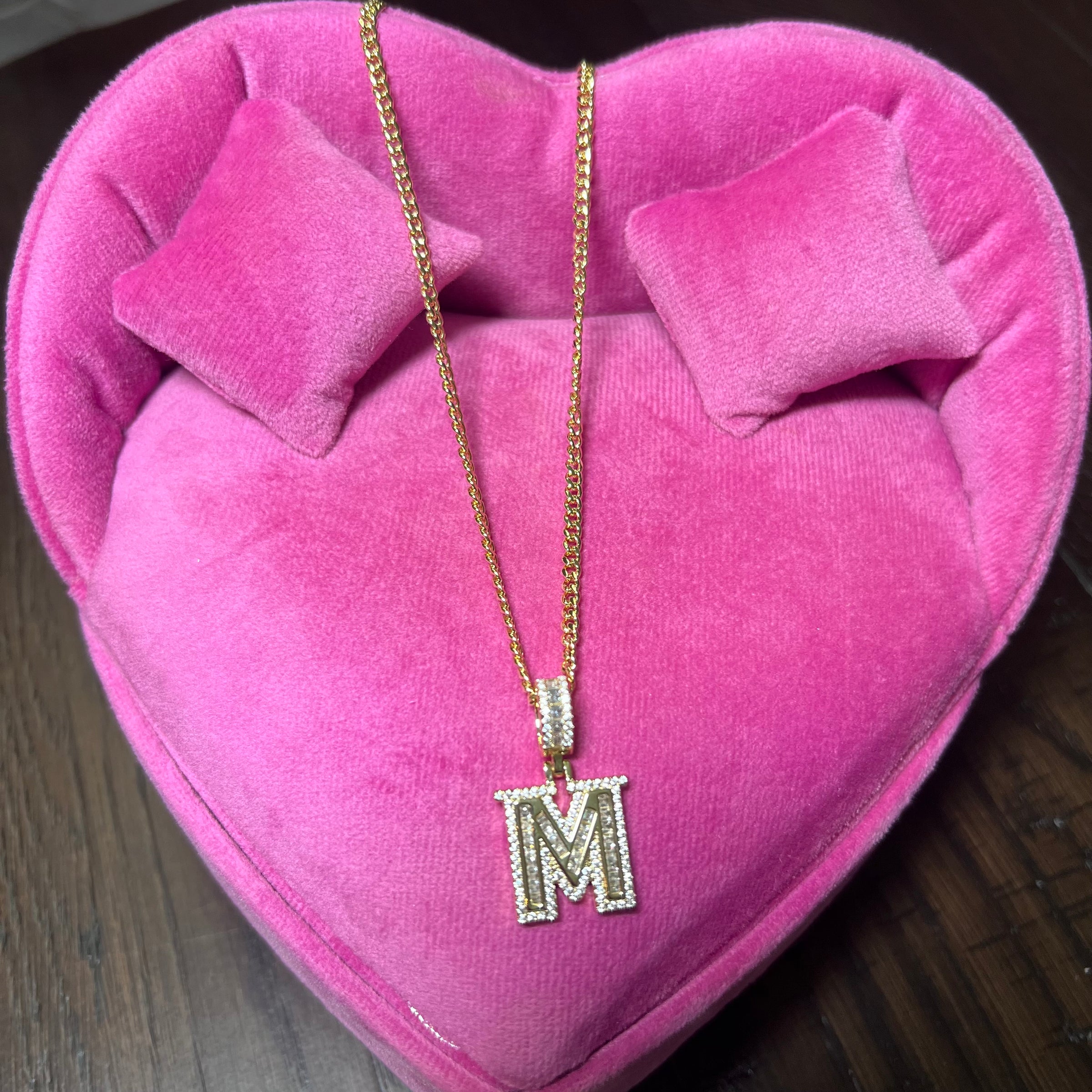 Cuban Initial Necklace
