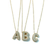 Chubby Bubble Initial Necklace