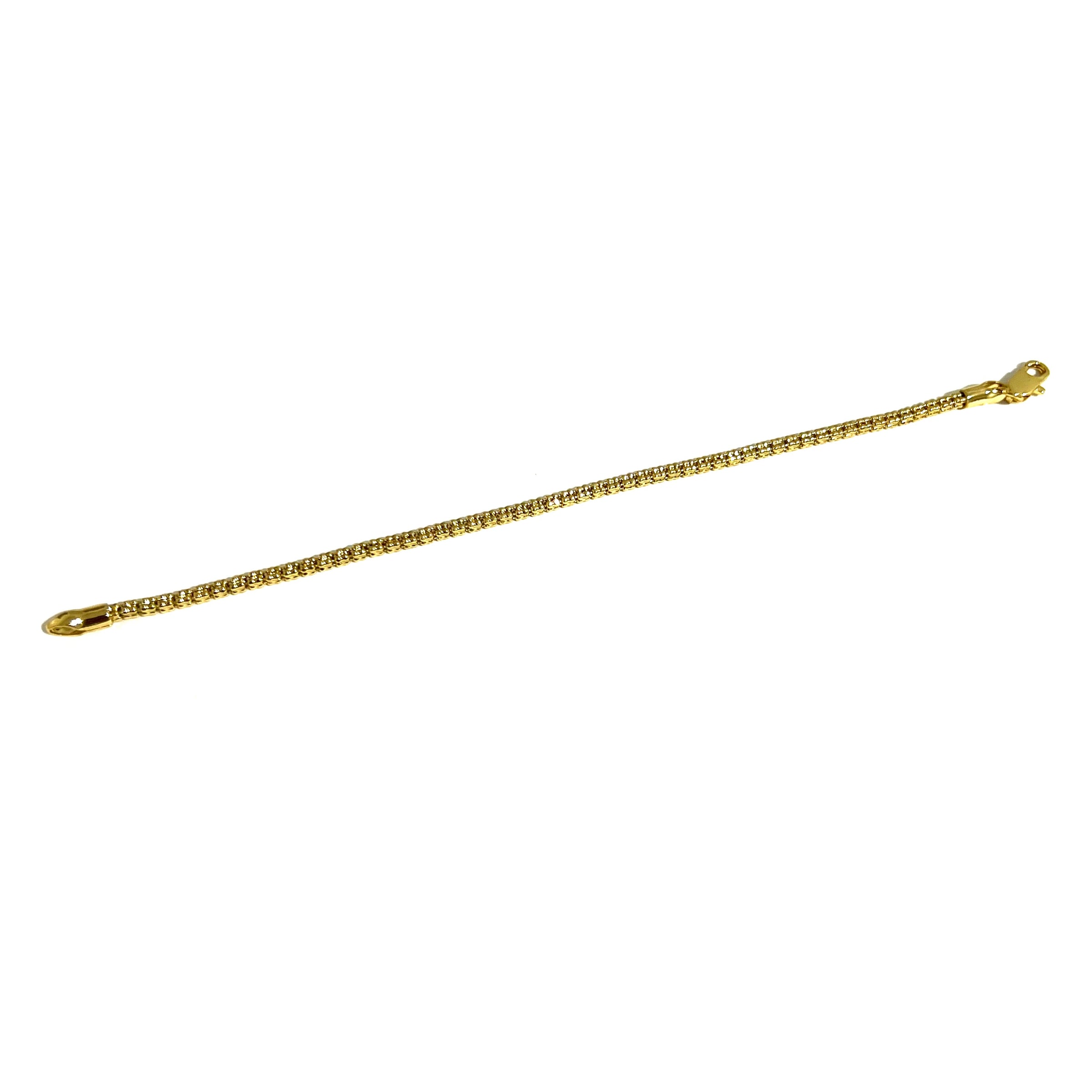 Y 2mm Ice Cut Bracelet