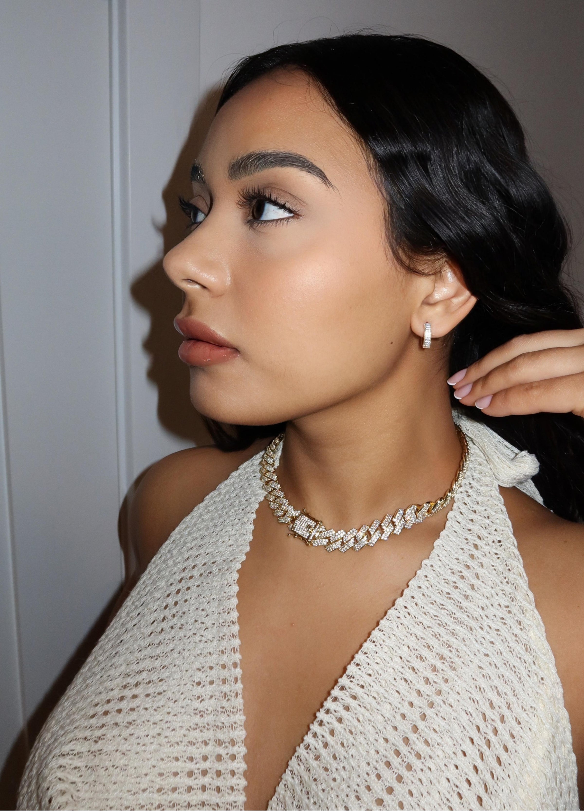 12MM Kardashian Prong Cuban Choker