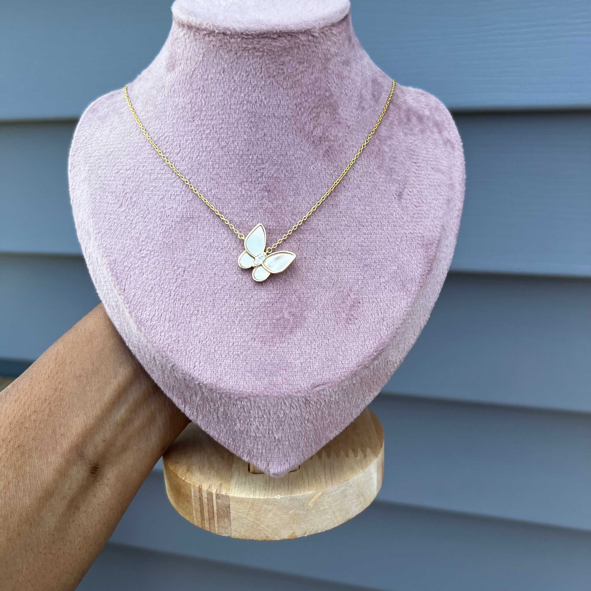 Lily Butterfly Necklace