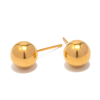 Bead Ball Stud Earrings
