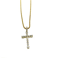 The Tennis Cross Necklace