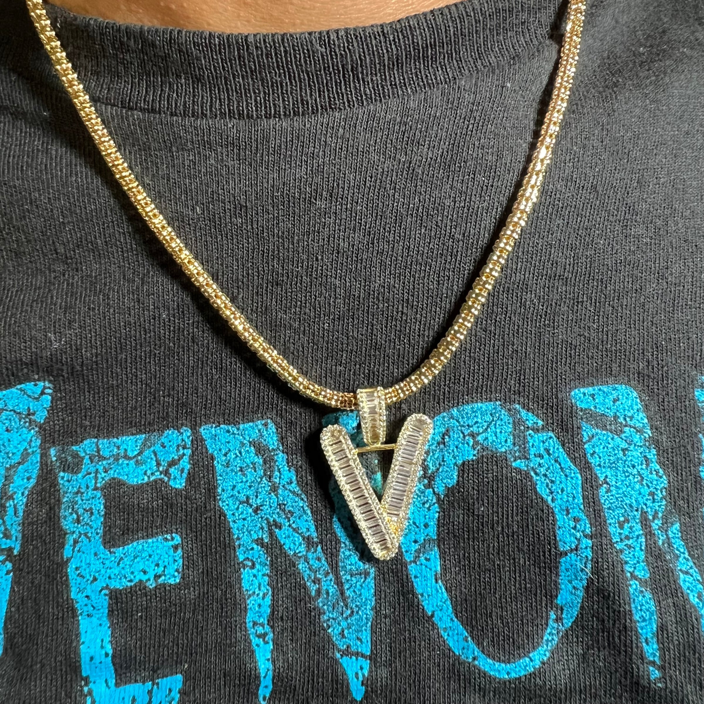 The Ice Cut Initial Necklace