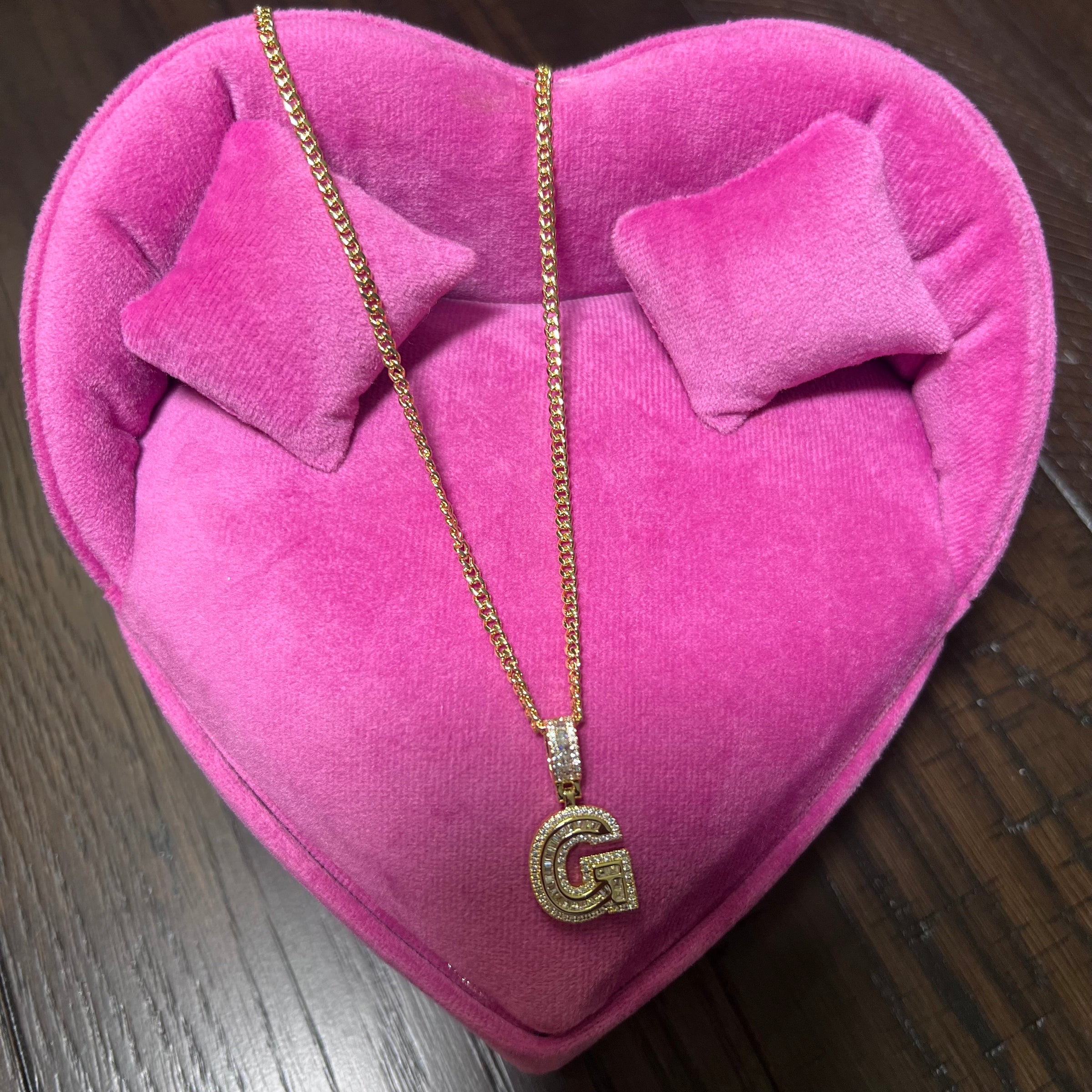 Cuban Initial Necklace