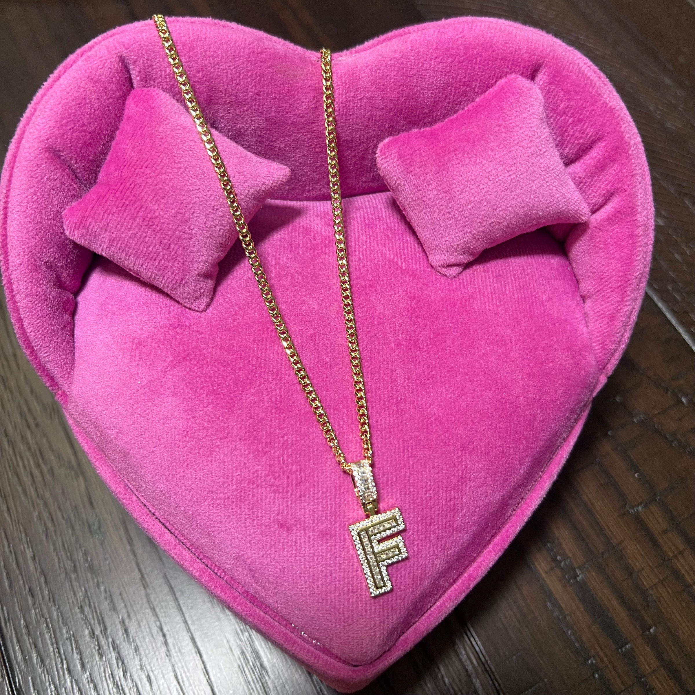 Cuban Initial Necklace
