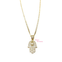 Freya Hamsa Necklace