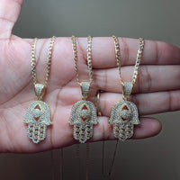 Freya Hamsa Necklace