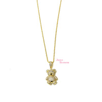 Baby Teddy Bear Necklace