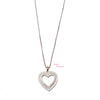 Baguette Heart Necklace