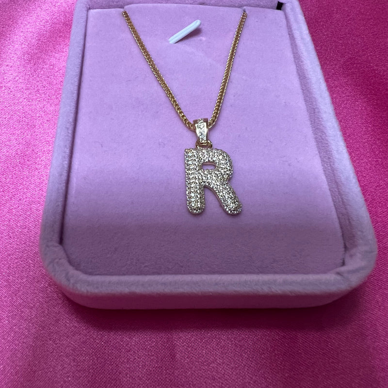 Baby Bubble Initial Necklace