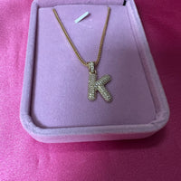 Baby Bubble Initial Necklace