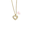 Baguette Heart Necklace