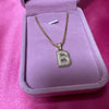 Baby Bubble Initial Necklace