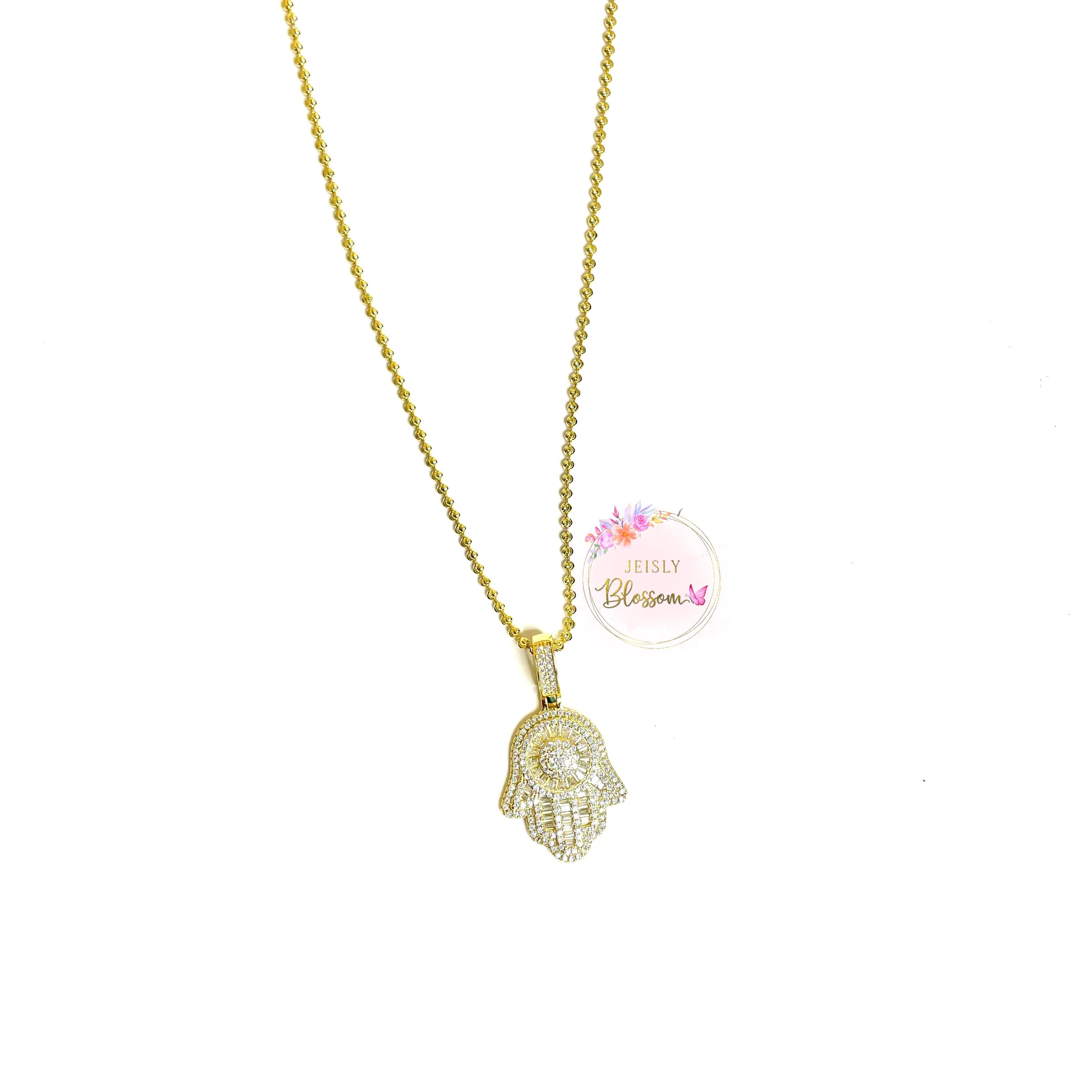 Melisa Hamsa Necklace