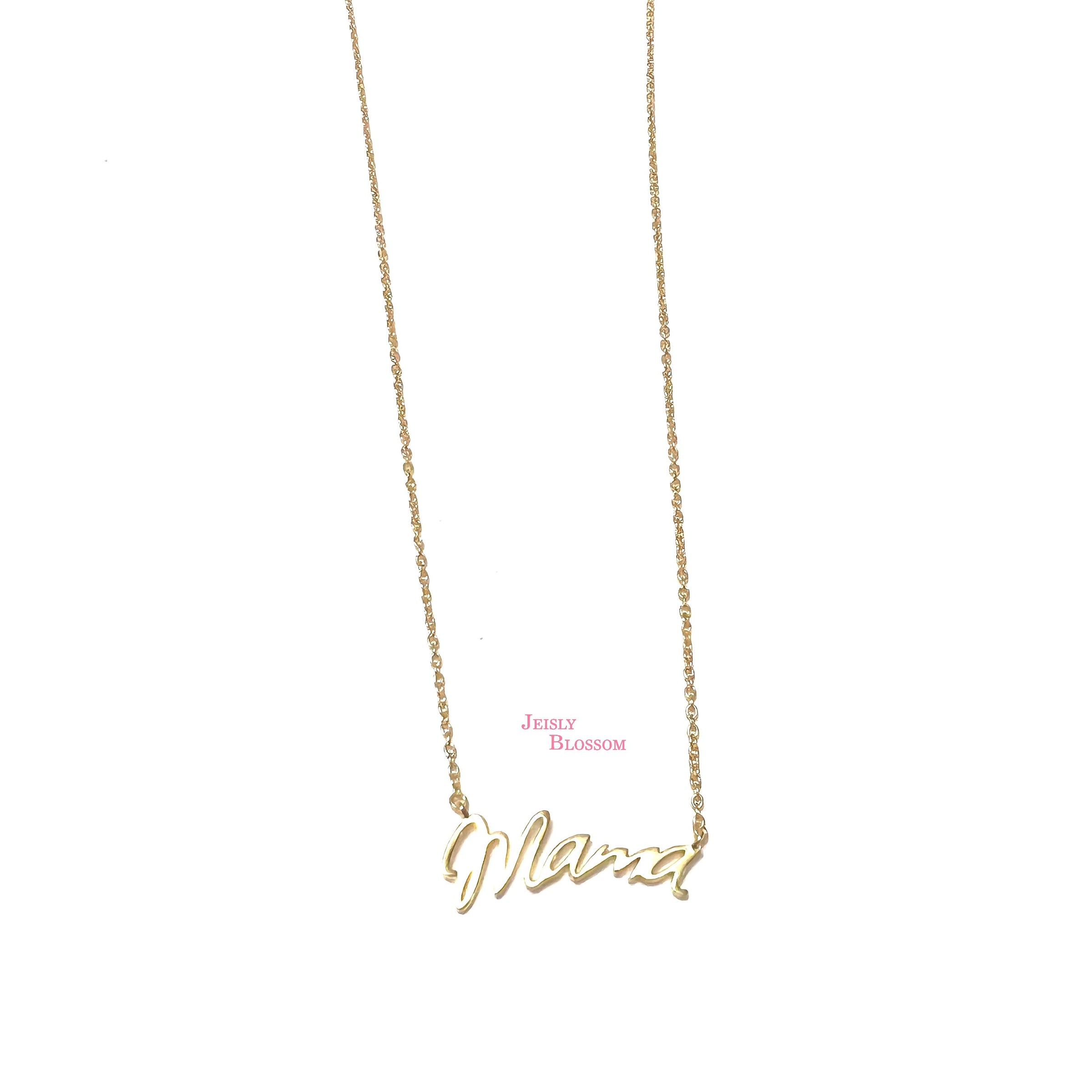 Script Mama Necklace