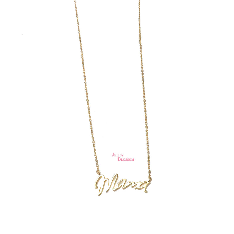 Script Mama Necklace