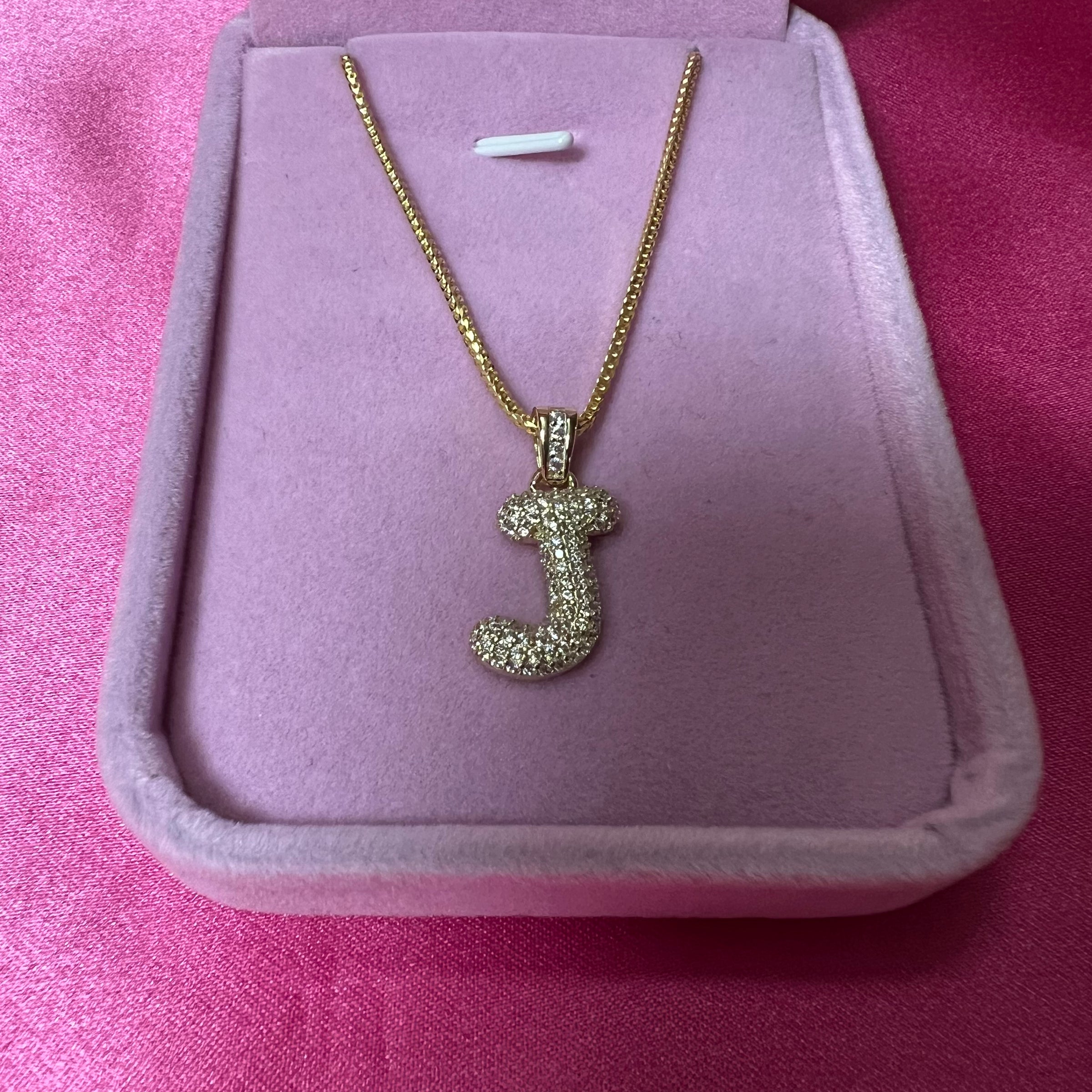 Baby Bubble Initial Necklace