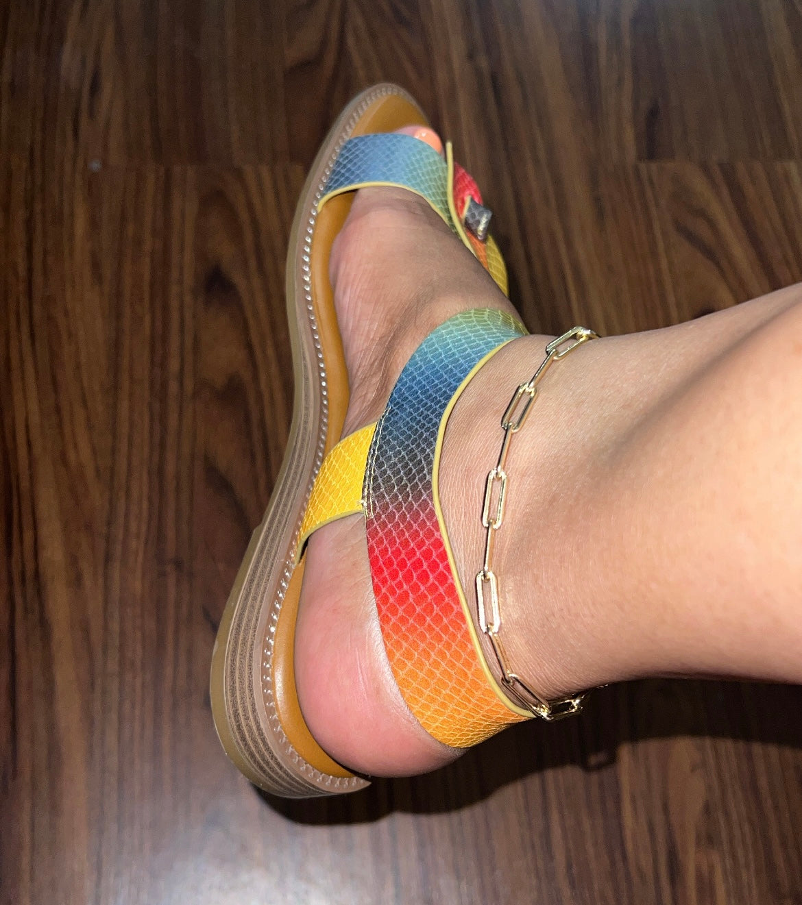 Thick Paperclic Anklet