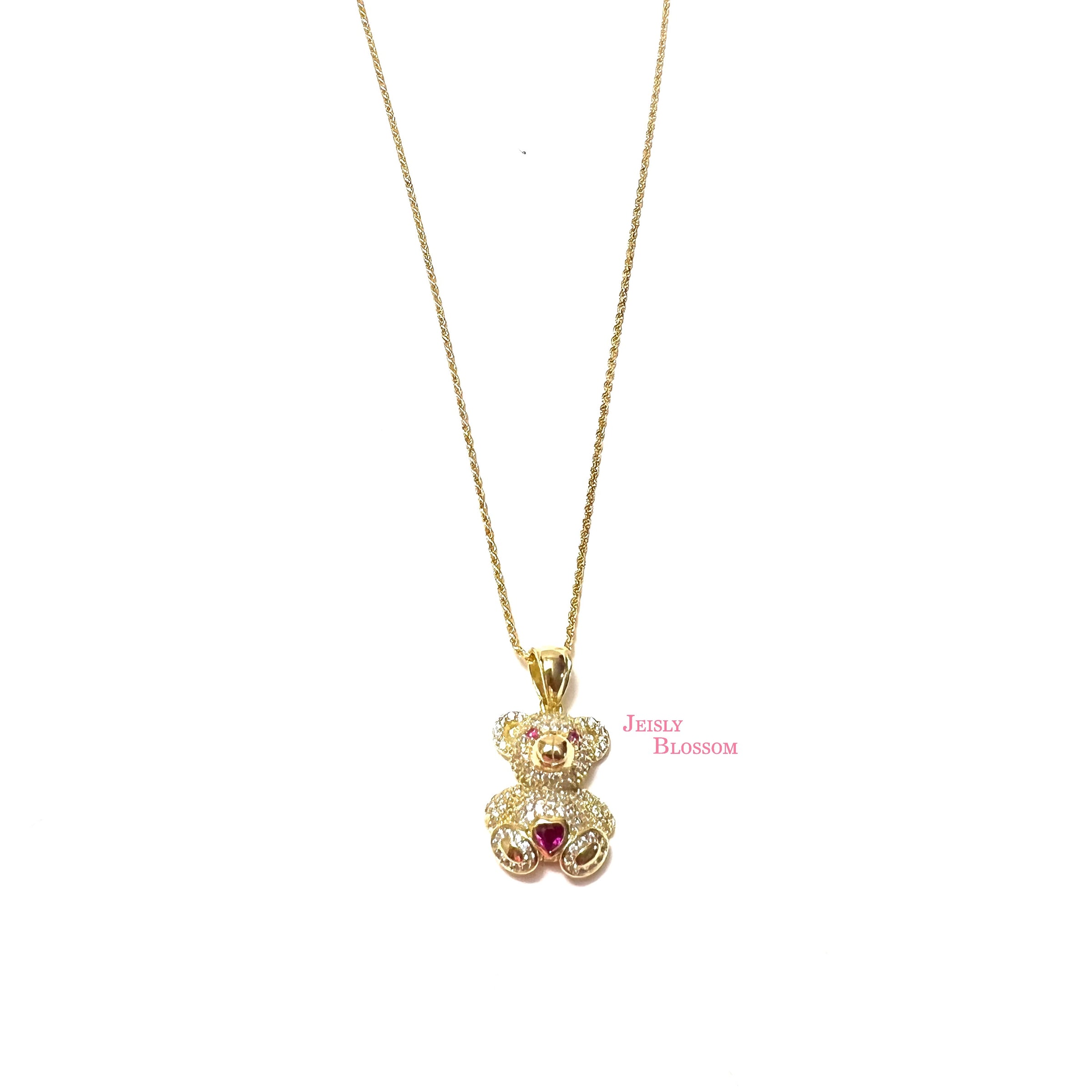 Cutie Teddy Bear Necklace