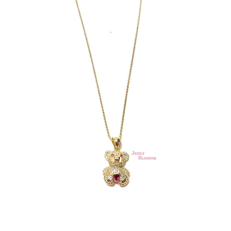 Cutie Teddy Bear Necklace