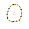 Multicolor Evil Eye Anklet