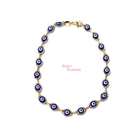 Dark Blue Evil Eye Anklet