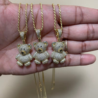 Baby Teddy Bear Necklace