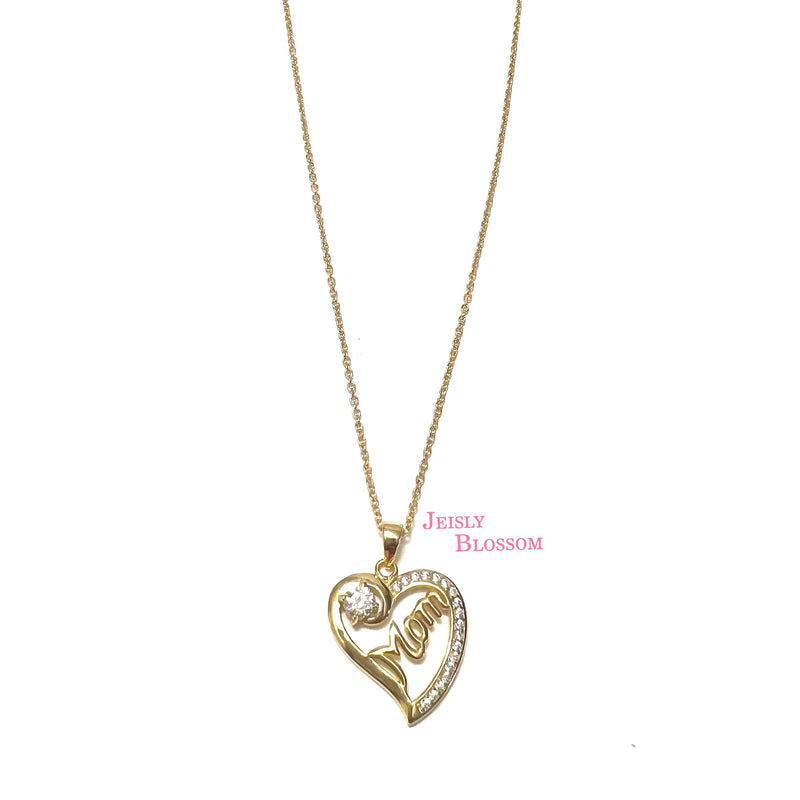 Mom Heart Necklace